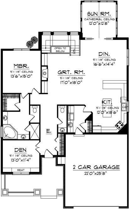 Main Floor for House Plan #1020-00316