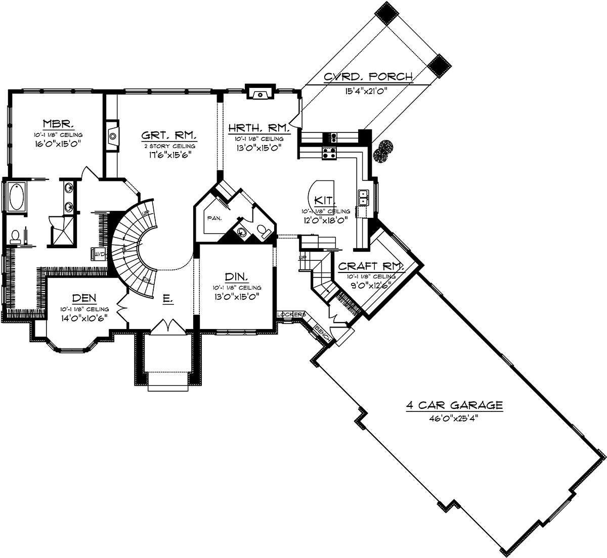 Main Floor for House Plan #1020-00320