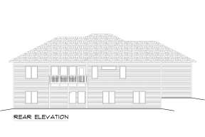 Ranch House Plan #5678-00008 Elevation Photo