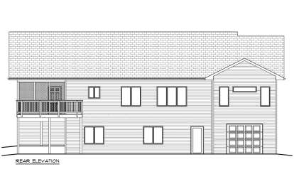 Ranch House Plan #5678-00009 Elevation Photo