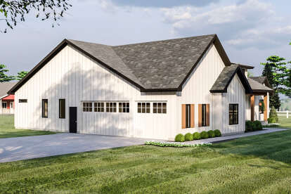 Modern Farmhouse House Plan #963-00322 Elevation Photo