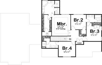 Second Floor for House Plan #963-00323
