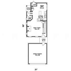 First Floor for House Plan #053-00004