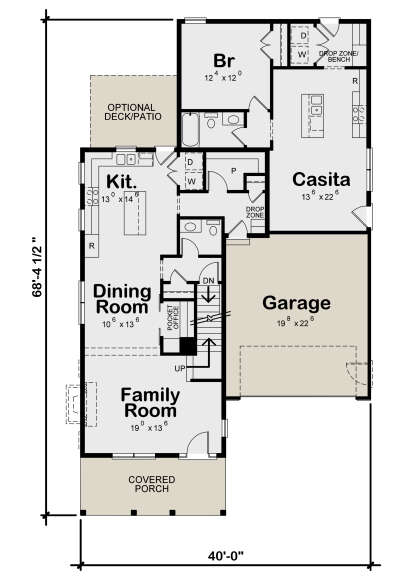 Main Floor for House Plan #402-01560