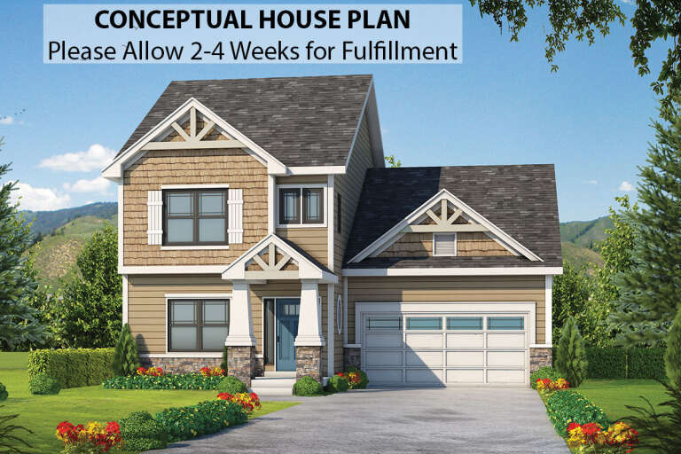 House Plan House Plan #20351 Front Elevation