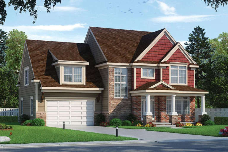 House Plan House Plan #20354 Front Elevation 