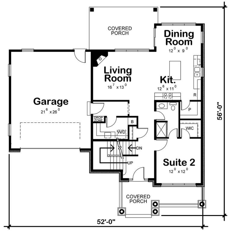 House Plan House Plan #20354 Drawing 1