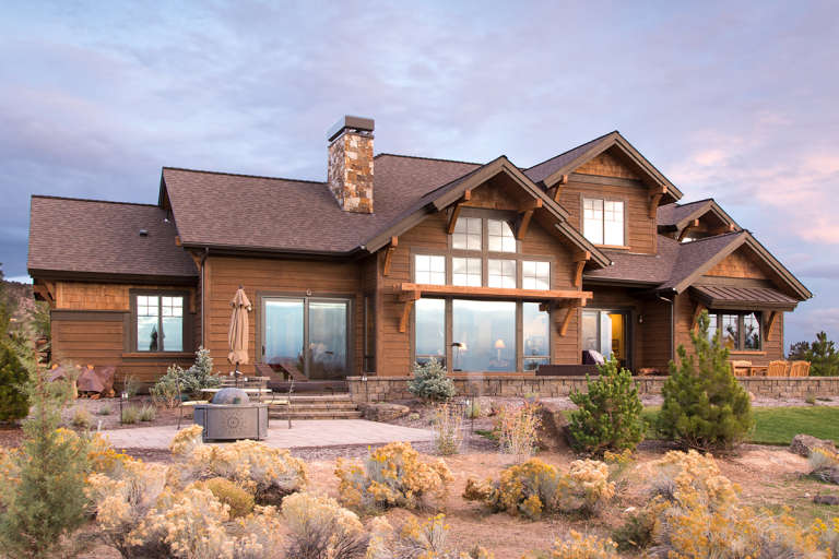 Mountain House Plan #5829-00002 Elevation Photo