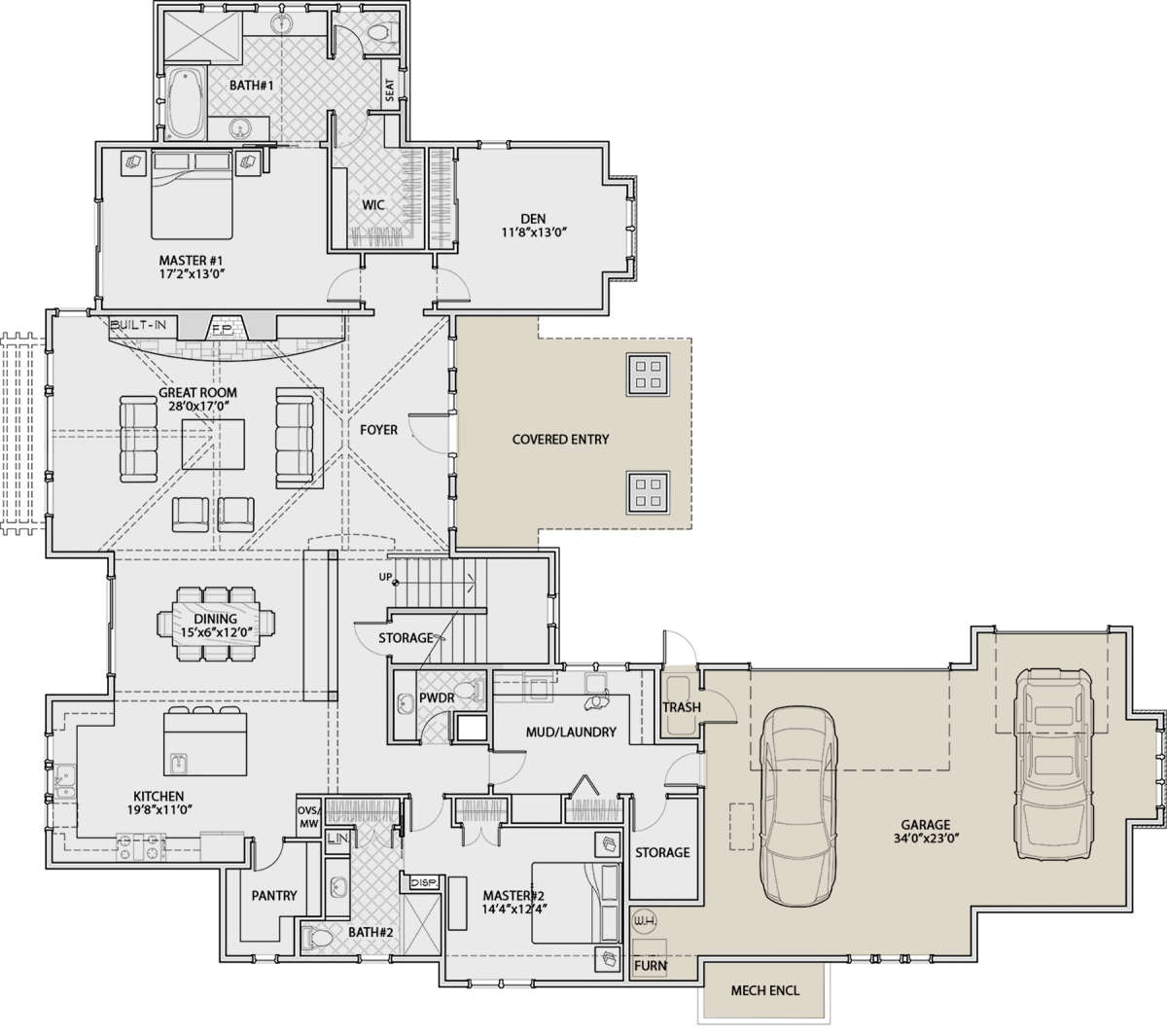 Main Floor for House Plan #5829-00002
