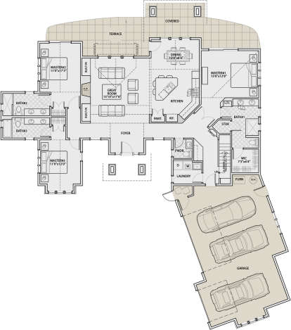 House Plan House Plan #20358 Drawing 1