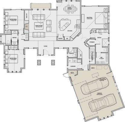 Main Floor for House Plan #5829-00005