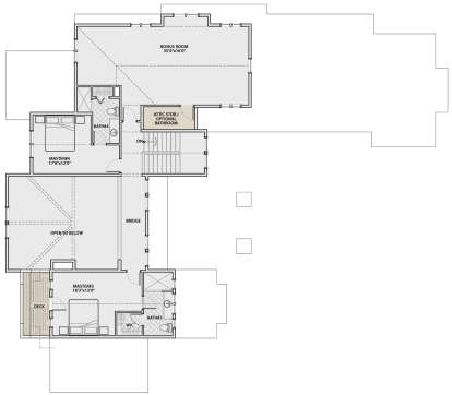 Second Floor for House Plan #5829-00006