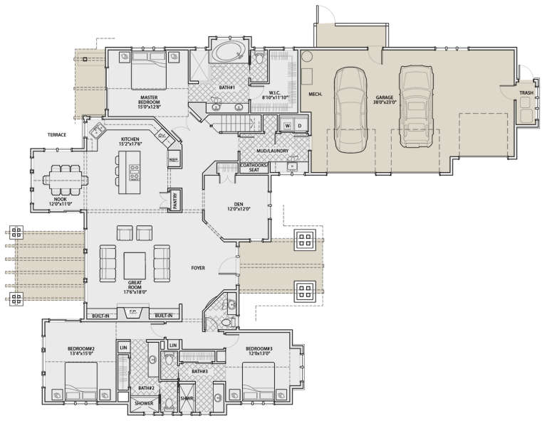 House Plan House Plan #20362 Drawing 1