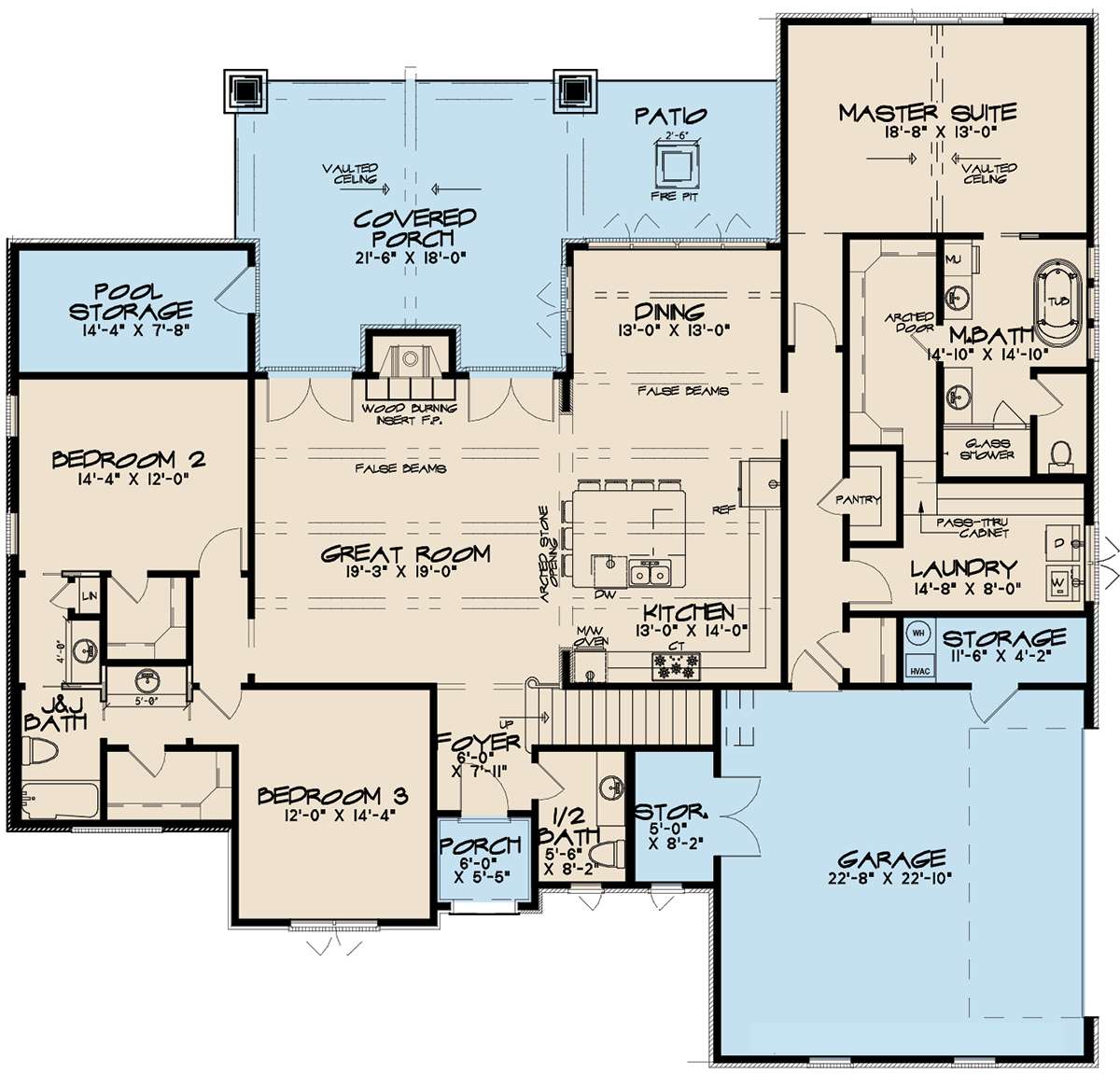 Main Floor for House Plan #8318-00098