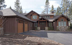 Mountain Rustic House Plan #5829-00008 Elevation Photo