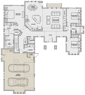 Main Floor for House Plan #5829-00008