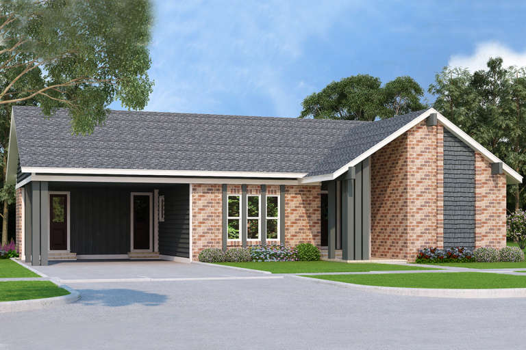 House Plan House Plan #20366 Front Rendering