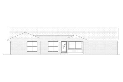 Ranch House Plan #048-00264 Elevation Photo