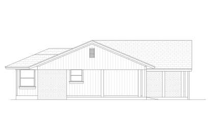 Ranch House Plan #048-00264 Elevation Photo