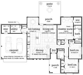 Main Floor for House Plan #048-00264
