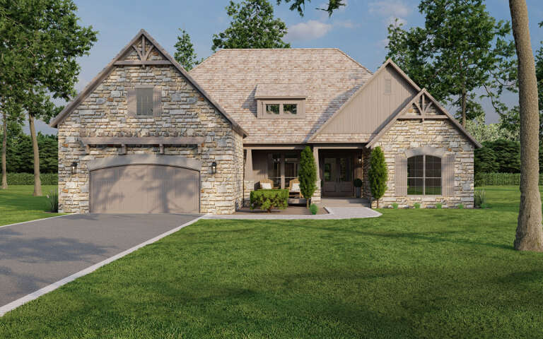 House Plan House Plan #20370 Front Elevation 