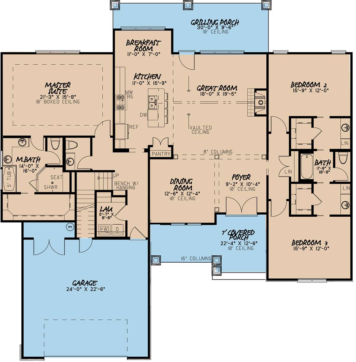 Main Floor for House Plan #8318-00099