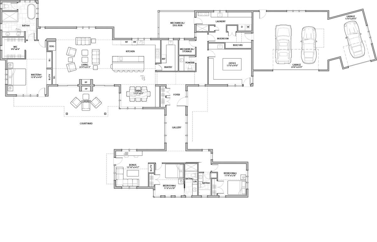 Main Floor for House Plan #5829-00014
