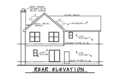 Traditional House Plan #402-01565 Elevation Photo