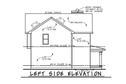 Traditional House Plan #402-01565 Elevation Photo