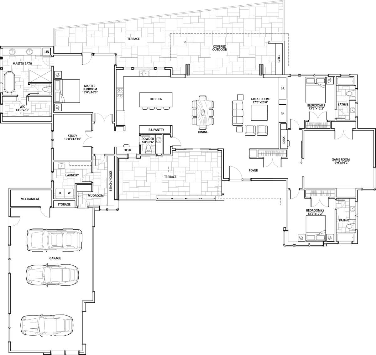 Main Floor for House Plan #5829-00019