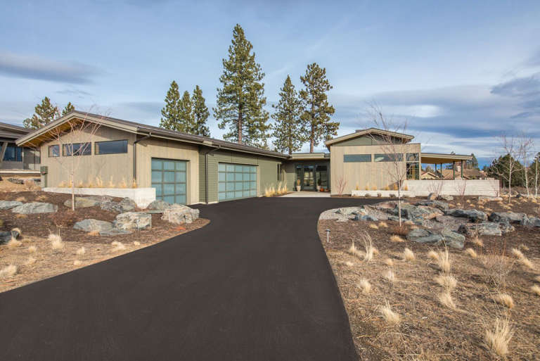 Contemporary House Plan #5829-00020 Elevation Photo