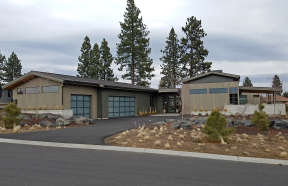 Contemporary House Plan #5829-00020 Elevation Photo