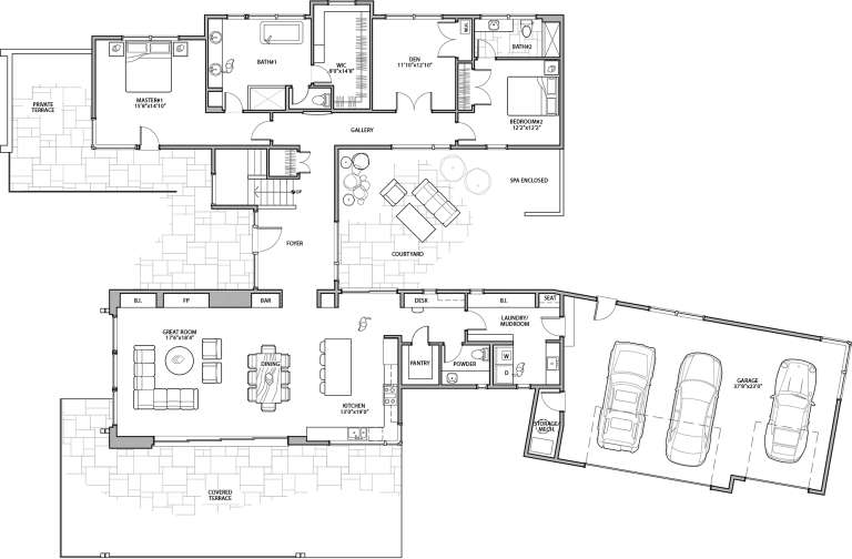 House Plan House Plan #20387 Drawing 1