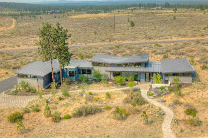 Contemporary House Plan #5829-00023 Elevation Photo