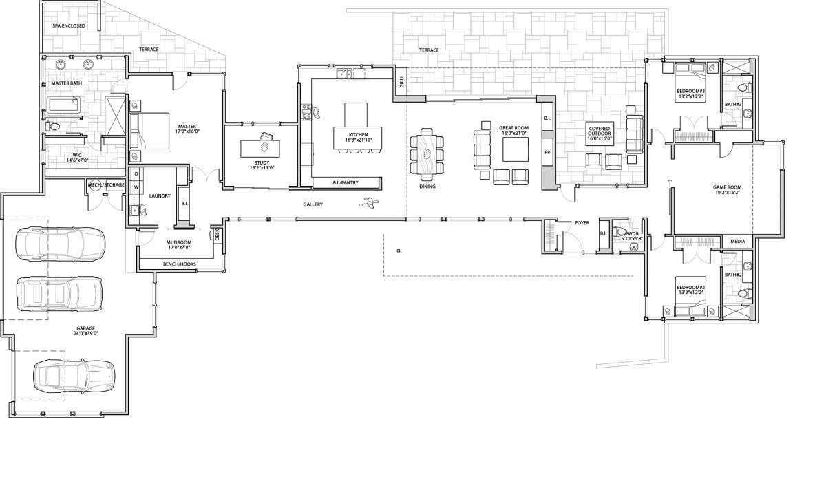Main Floor for House Plan #5829-00023
