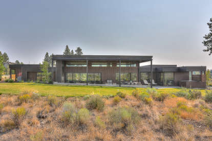 Modern House Plan #5829-00024 Elevation Photo