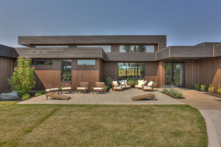 Modern House Plan #5829-00024 Elevation Photo