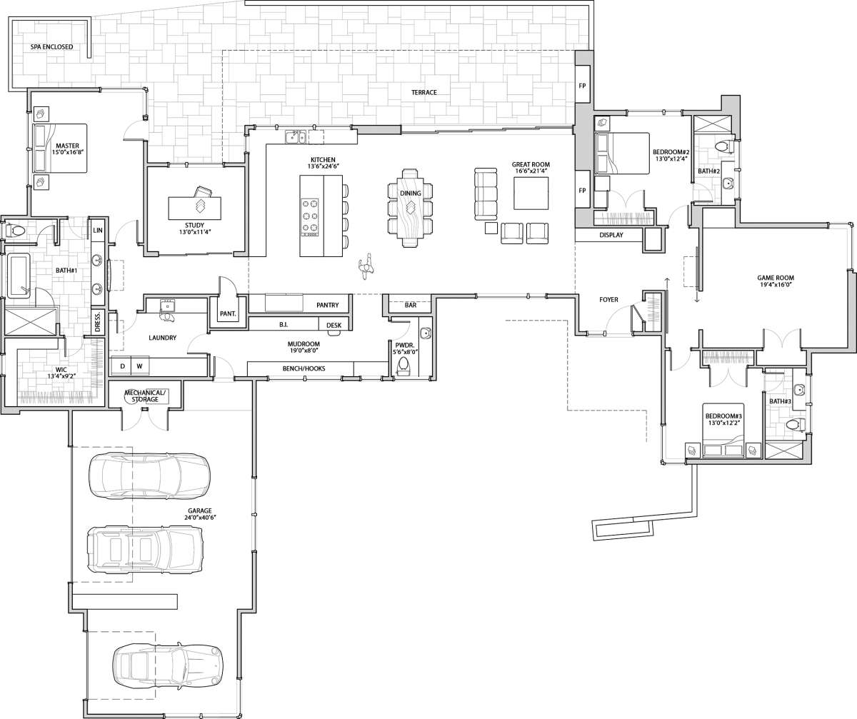 Main Floor for House Plan #5829-00024