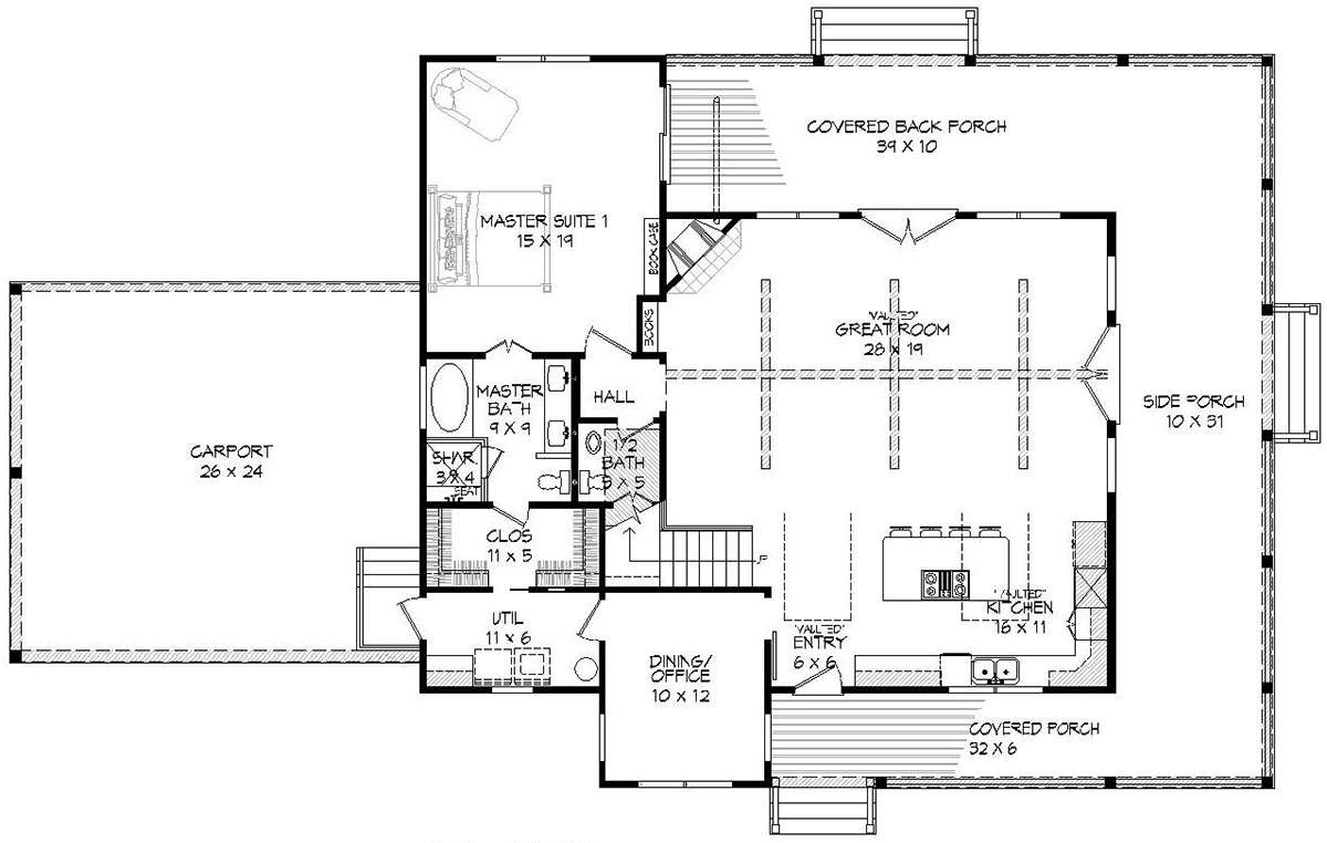 Main Floor for House Plan #940-00115