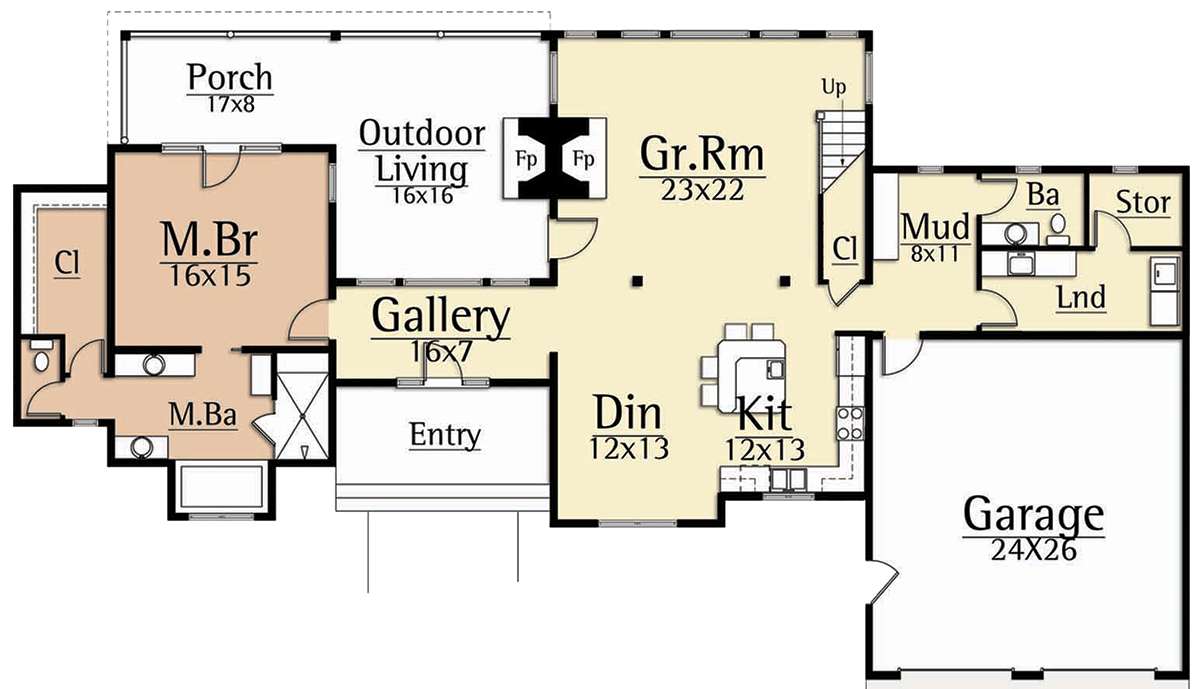 Main Floor for House Plan #8504-00153