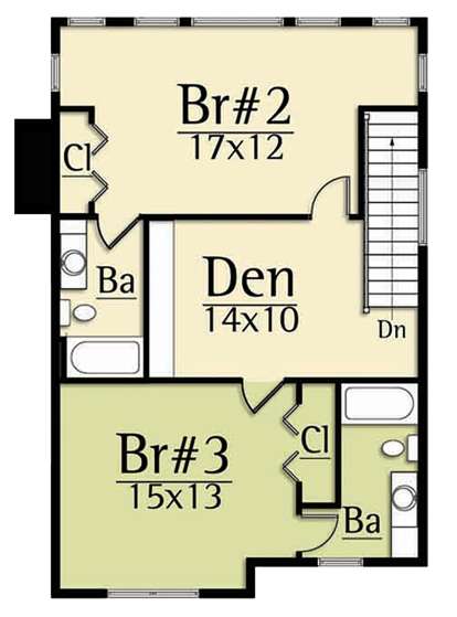 Second Floor for House Plan #8504-00153