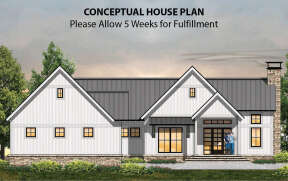 Modern Farmhouse House Plan #8504-00155 Elevation Photo