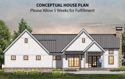3 Bed, 3 Bath, 2976 Square Foot House Plan - #8504-00155