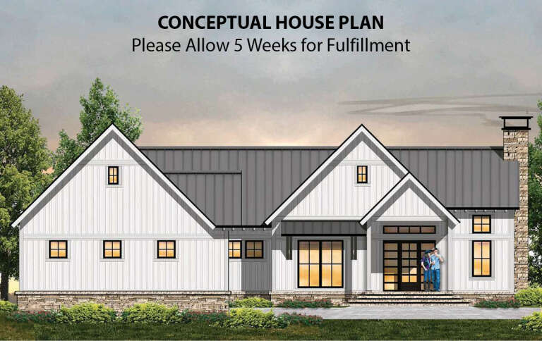 House Plan House Plan #20394 Front Elevation 