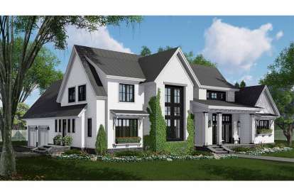 Modern Farmhouse House Plan #098-00304 Elevation Photo