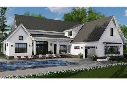 Modern Farmhouse House Plan #098-00304 Elevation Photo