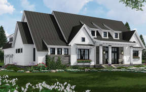 Modern Farmhouse House Plan #098-00305 Elevation Photo