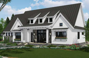 Modern Farmhouse House Plan #098-00305 Elevation Photo