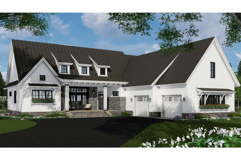 House Plan House Plan #20398 Front Elevation 