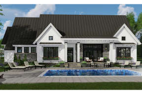 Modern Farmhouse House Plan #098-00306 Elevation Photo